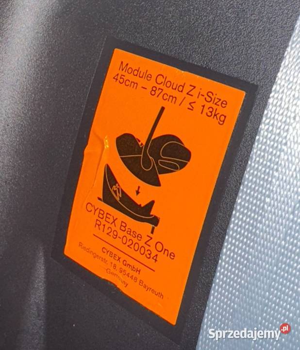 Fotelik Cybex Cloud Z i Size z podstawką wielkopolskie Kalisz