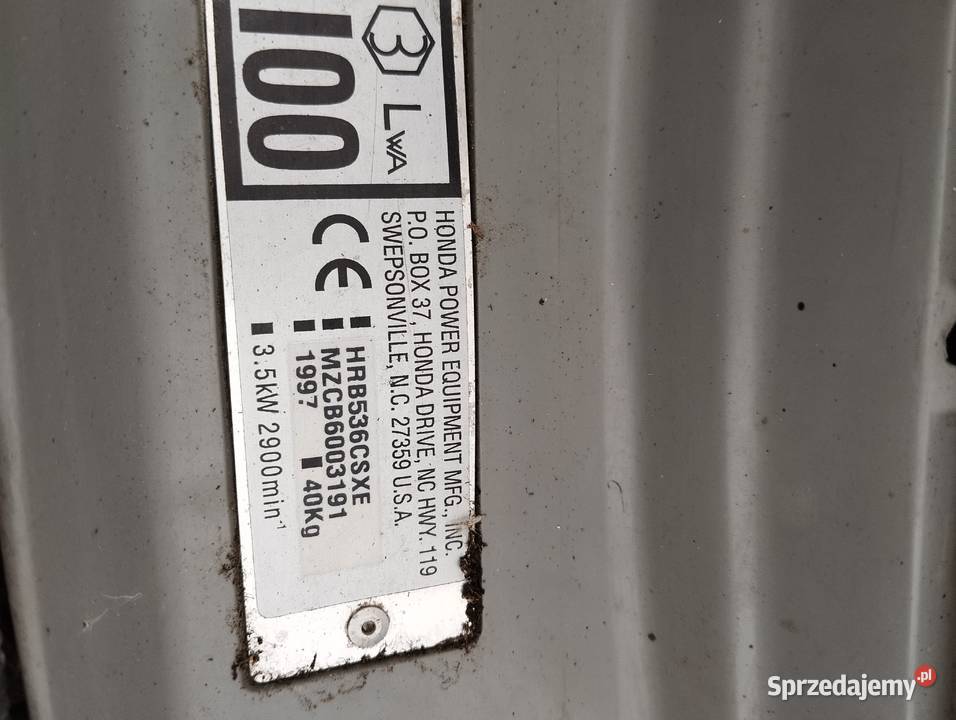 2 kosiarki Honda HRB 536 C Gościeradów Ukazowy