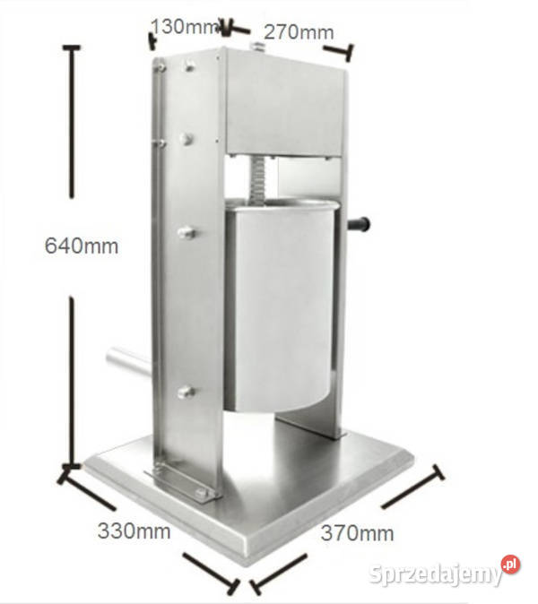 Nadziewarka 12 l pion do kiełbas kabanosów śląskie Częstochowa