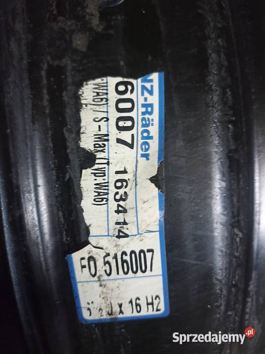 Felgi Ford Galaxy S 16 stalowe Goździków