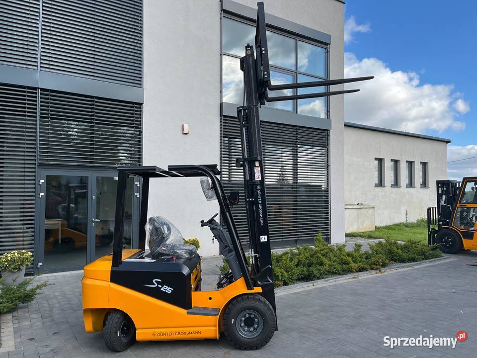 Wózek widłowy elektryczny 25T triplex nowy elektryczny Toruń