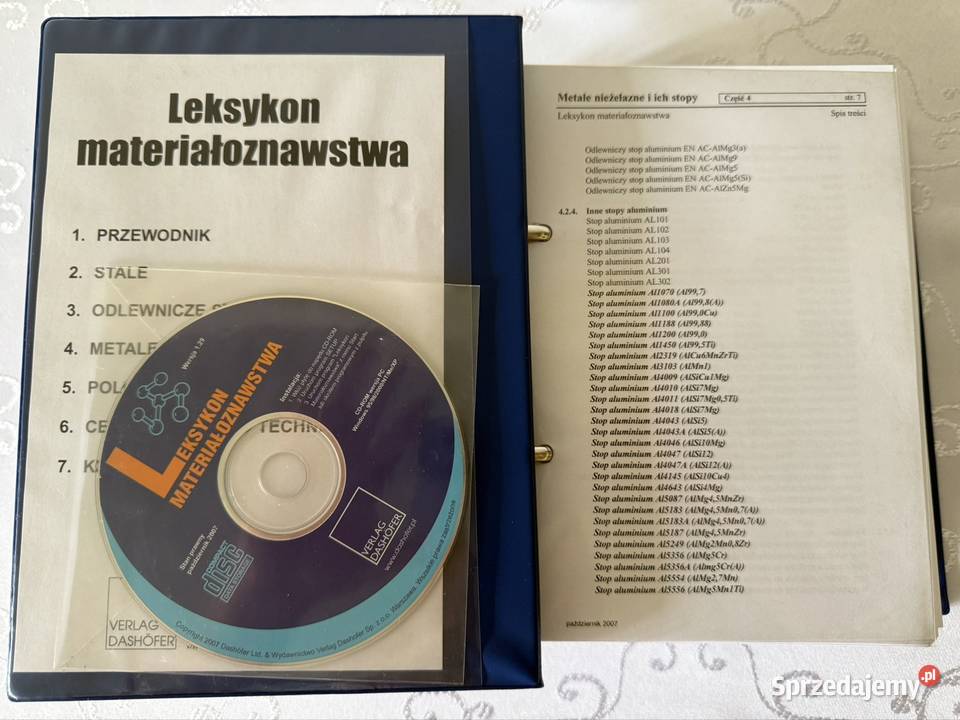 Leksykon Materiałoznawstwa Komplet 5 Tomów A5 śląskie Czerwionka-Leszczyny