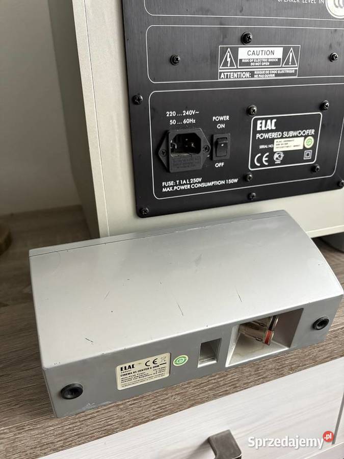 Zestaw głośniki kino domowe Audio 51 ELAC Cinema Słuchawki i głośniki Krasnystaw sprzedam