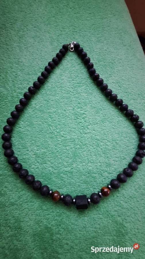 Naszyjnik męski kamień Warszawa