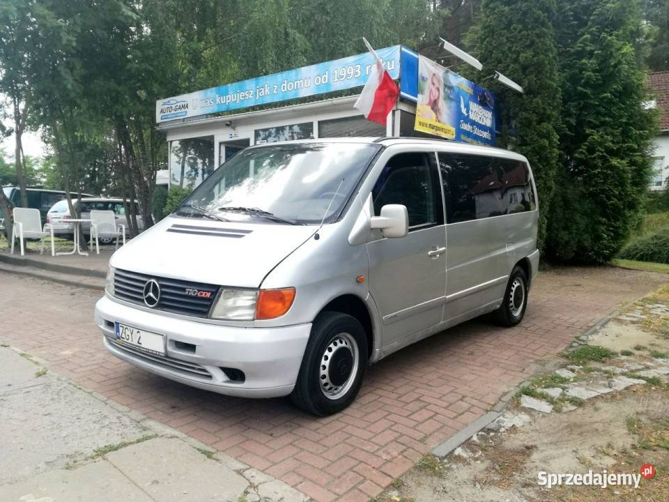 Mercedes Vito 22 118 CDI Bez korozji 9 Osobowy wielkopolskie Chodzież