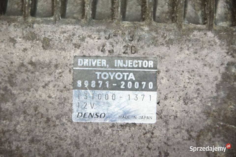 MODUŁ TOYOTA AURIS 8987120070 Pozostałe Lipno