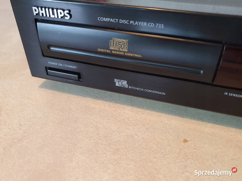 Odtwarzacz kompaktowy CD player Philips CD733 Międzychód