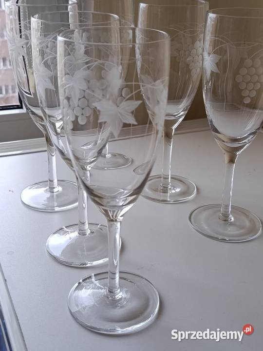 Duże kieliszki 6 sztuk Warszawa