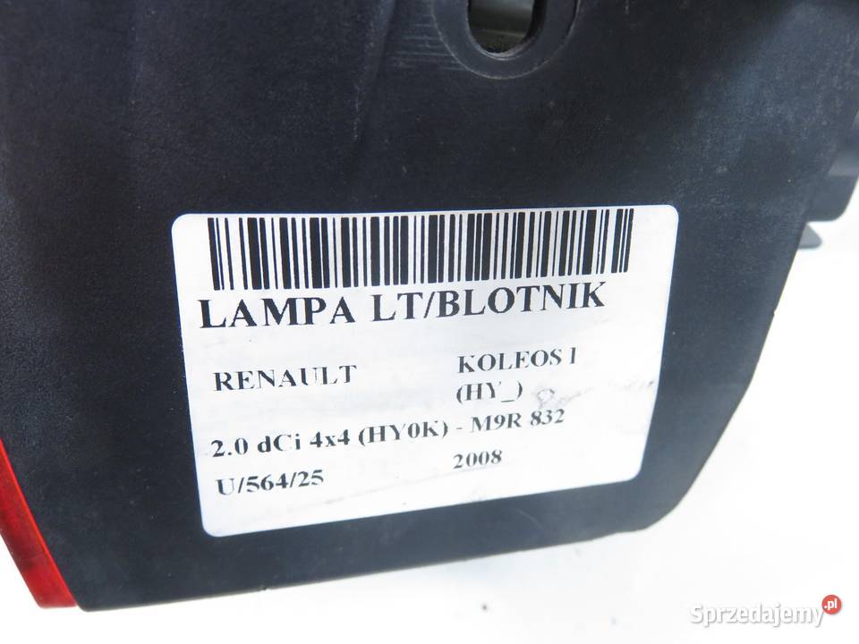 LAMPA LEWA TYLNA RENAULT KOLEOS I 26555JY00