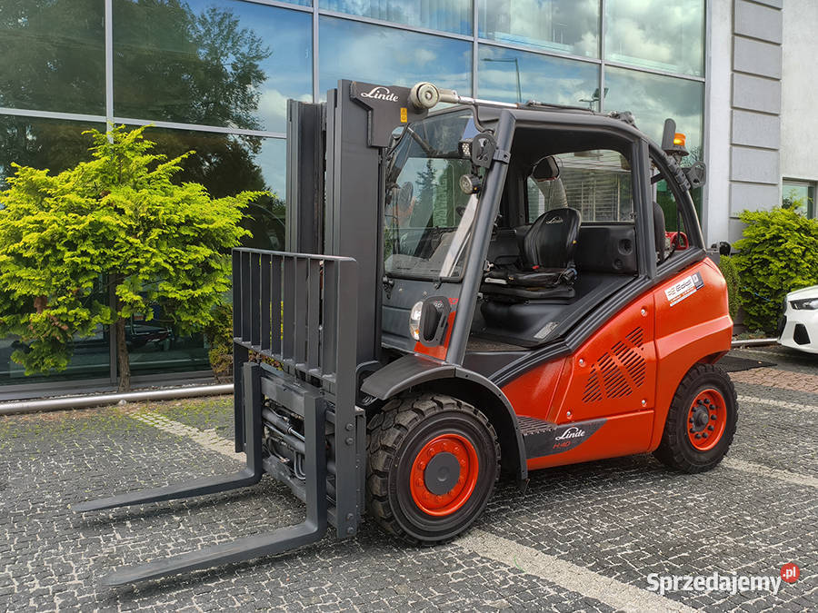 Wózek widłowy Linde H40T 4 t triplex 407 m LPG Kęty sprzedam