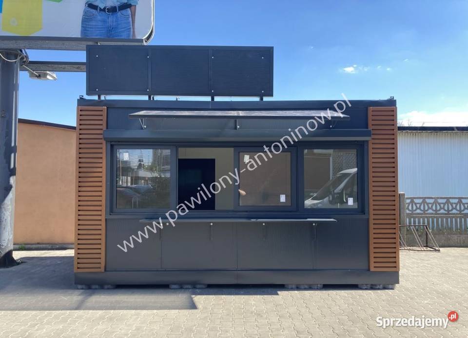 PAWILON HANDLOWY KONTENER GASTRONOMICZNY LODY Kielce