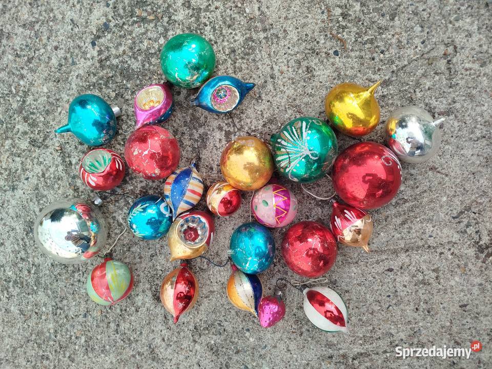 Bombki choinkowe z lat PRL 25 sztuk Antyki, Sztuka, Kolekcje Opole