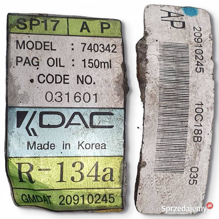 SPRĘŻARKA KLIMATYZACJI Chevrolet Captiva 20 CDTI