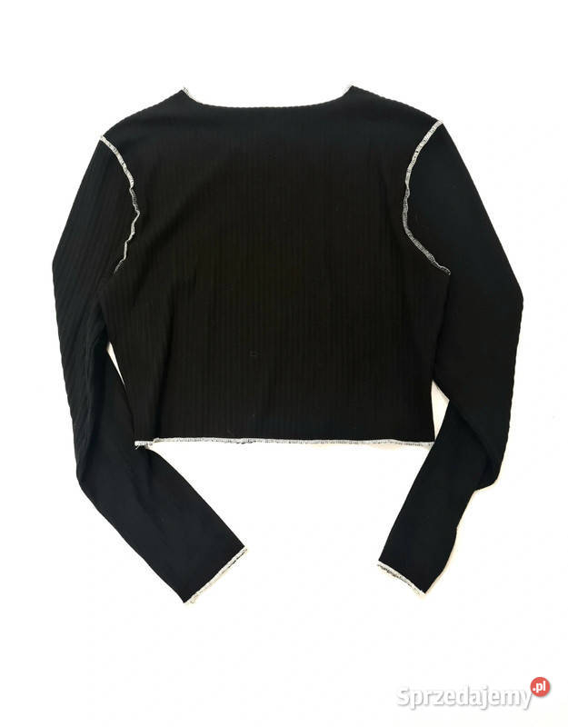 Czarna prazkowana bluzka Only Warszawa