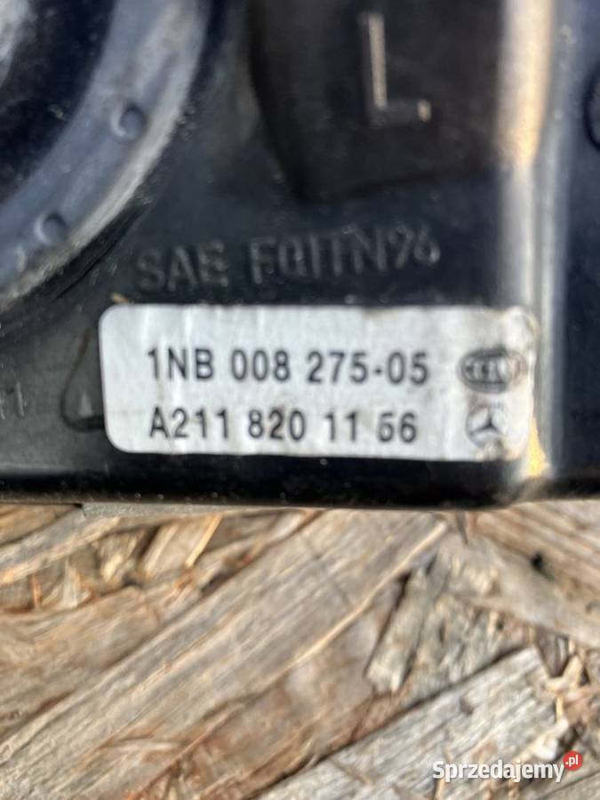 W211 Mercedes halogen lewy przedni A2118201156 Lampy przeciwmgielne Kłodzko