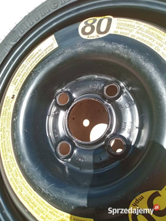 Dojazdówka zapas VW Golf Volkswagen 4x100 r14 podkarpackie Krosno