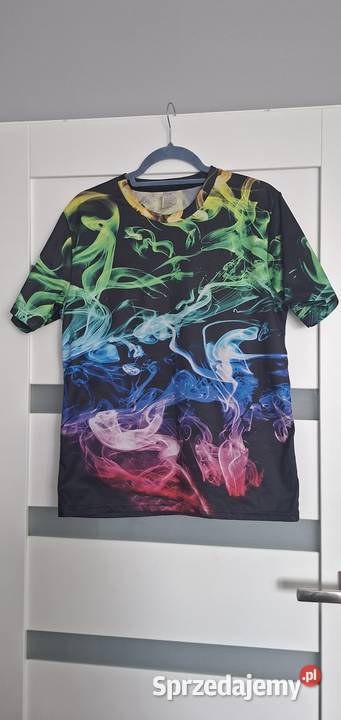Koszulka tęczowa męska Tshirt S Małkinia Górna