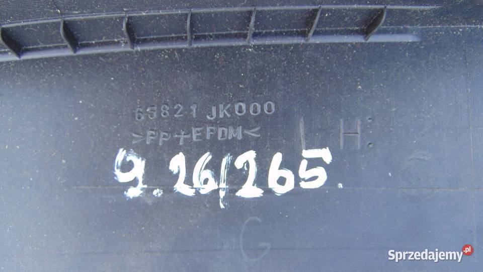 OSŁONA GUMOWA BŁOTNIKA LEWA INFINITI G37 Nowy Tomyśl