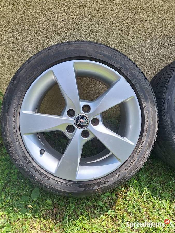 FELGI SKODA FABIA III RAPID 5JA 7jx16 ET46 5x100 aluminiowe mazowieckie Sobienie-Jeziory