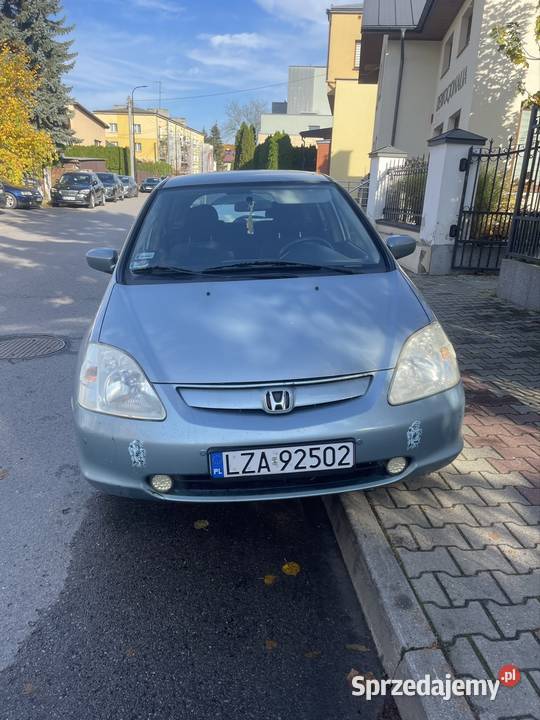 Honda civic 16 Gaz długie opłaty wyposażona lubelskie Biłgoraj sprzedam