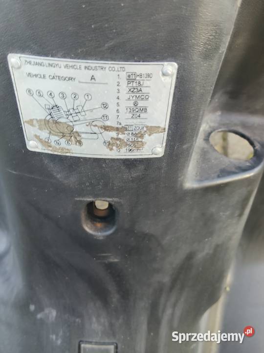 Osłona wewnętrzna nóg do skutera Siedlnica