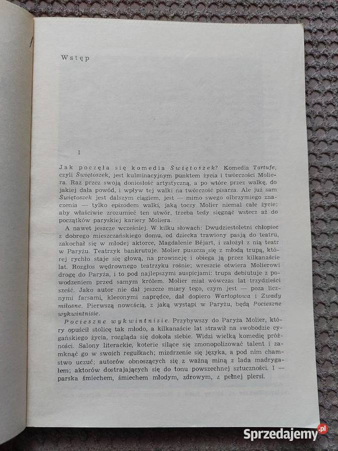 lektura Świętoszek Molier Kraków