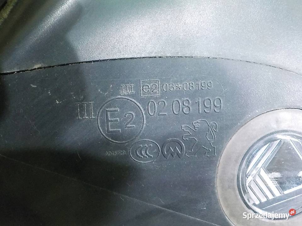 PEUGEOT 5008 I 16 EHDI 12r 5D lusterko prawe Suków