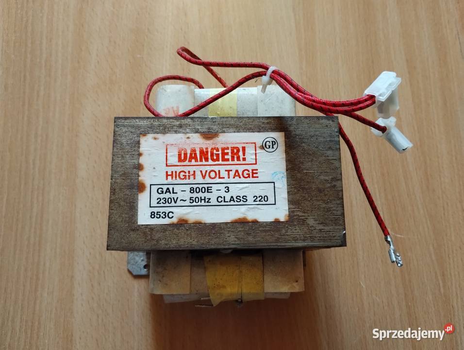 Transformator wysokiego napięcia GAL800E3 z Bydgoszcz