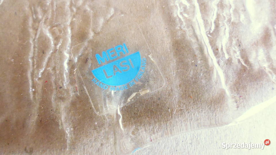 Świecznik Szklany Fiński Meri Lasi śląskie Katowice