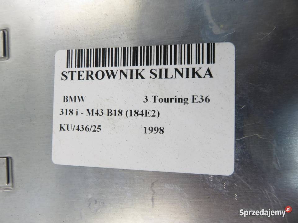 STEROWNIK BMW 3 Touring E36 318 i 116 M43 B18 Komputery