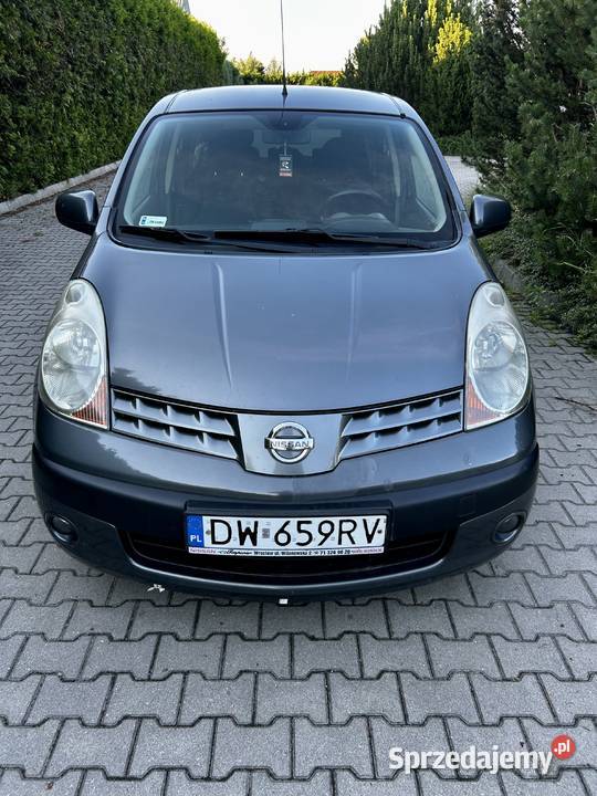 Nissan Note 14 benzyna 2006 klimatyzacja 1400cm3 Note dolnośląskie Wrocław