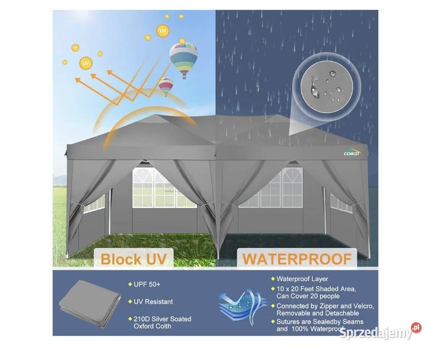 Namiot automatyczny 3x6 wielkopolskie sprzedam