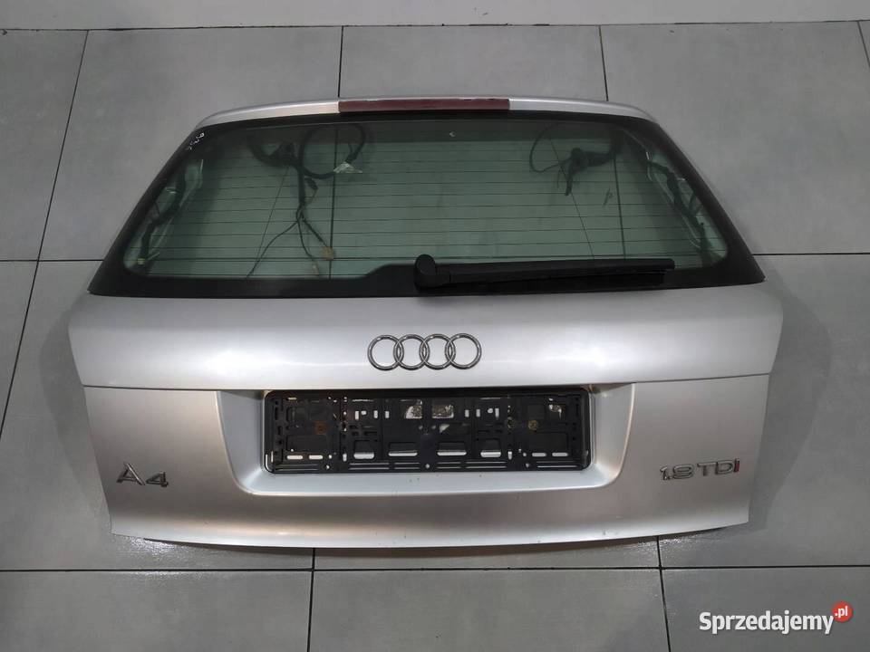 KLAPA TYŁ SZYBA KOMBI SREBRNA Audi A4 II Rok produkcji 2003 świętokrzyskie