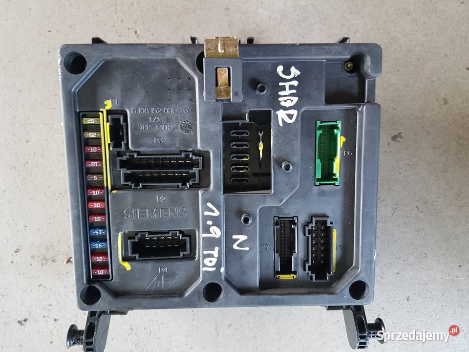 SHARAN GALAXY 19 TDI MODUL BSI SKRZYNKA osobowe wielkopolskie Turkowice
