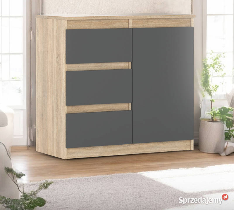 Komoda Nowoczesna Z 3 Szufladami Młodzieżowa Do warmińsko-mazurskie Elbląg