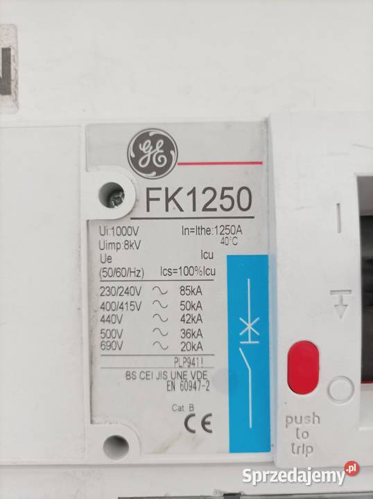 Rozłącznik FK 1250 z serii Record Plus Jelenia Góra