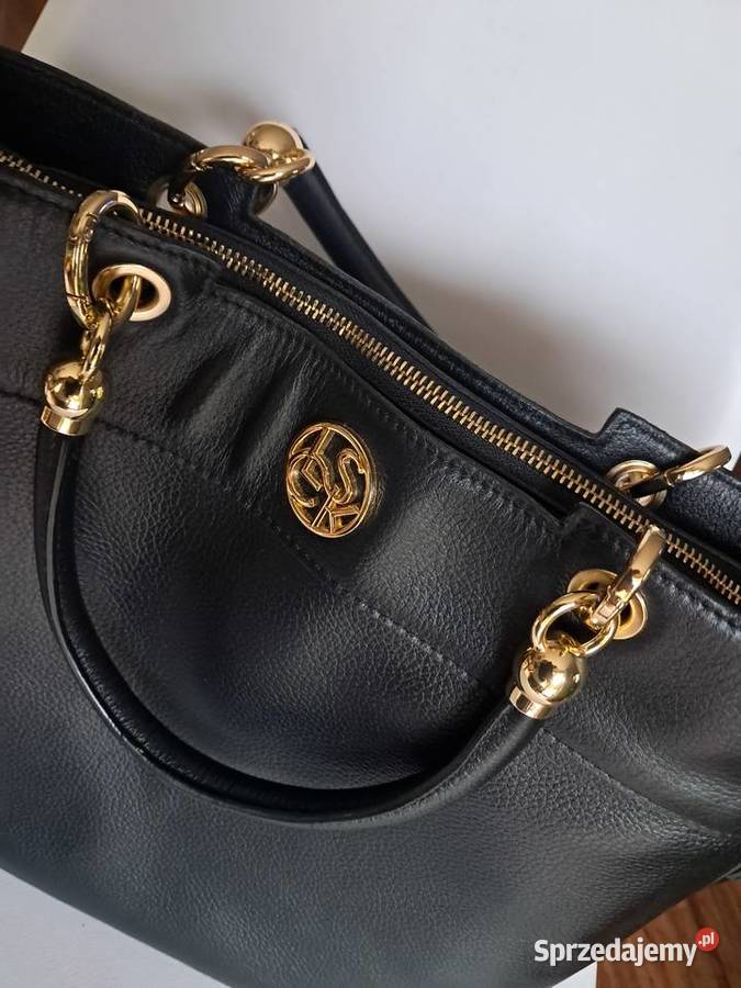 nowa czarna skórzana torebka Lasocki BRT595 brak Sandomierz sprzedam