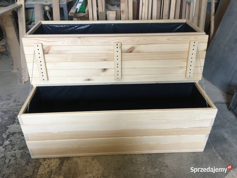 Donica drewniana donica ogrodowa doniczki Warszawa