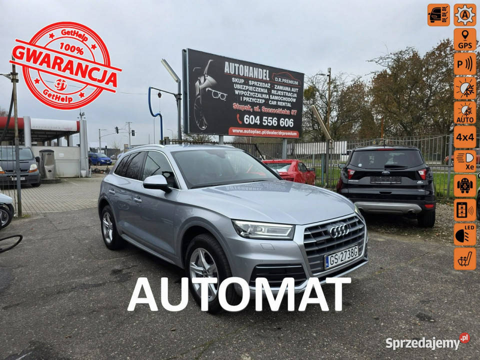 Audi Q5 20 TDI 140 Quattro Automat LED Virtual srebrny Q5 Słupsk