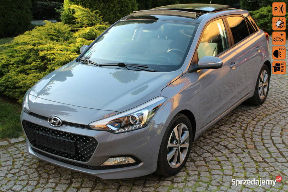 Hyundai i20 125 Benzyna Szyberdach Ledy Panorama czujnik deszczu dolnośląskie Lubań