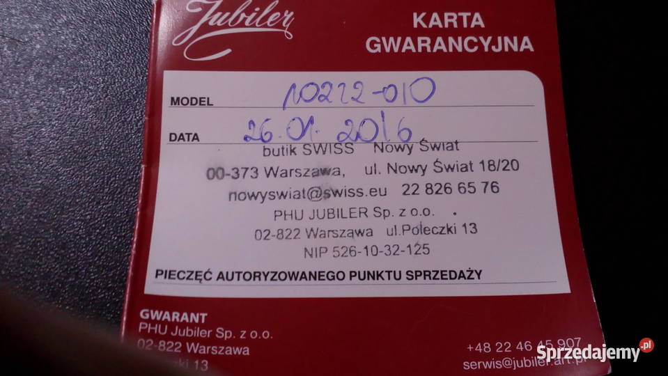 Świetny zegarek damski Bering Dodatki mazowieckie sprzedam