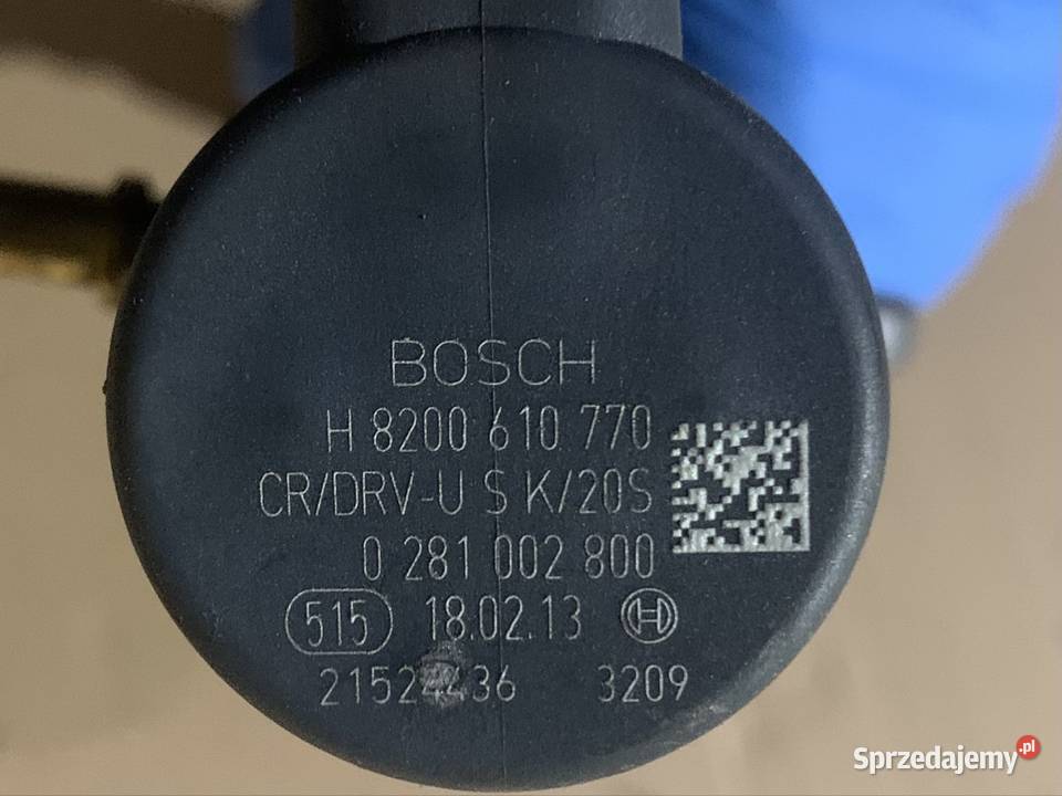 8200610223 listwa wtryskowa 20 dci Renault Szczecin