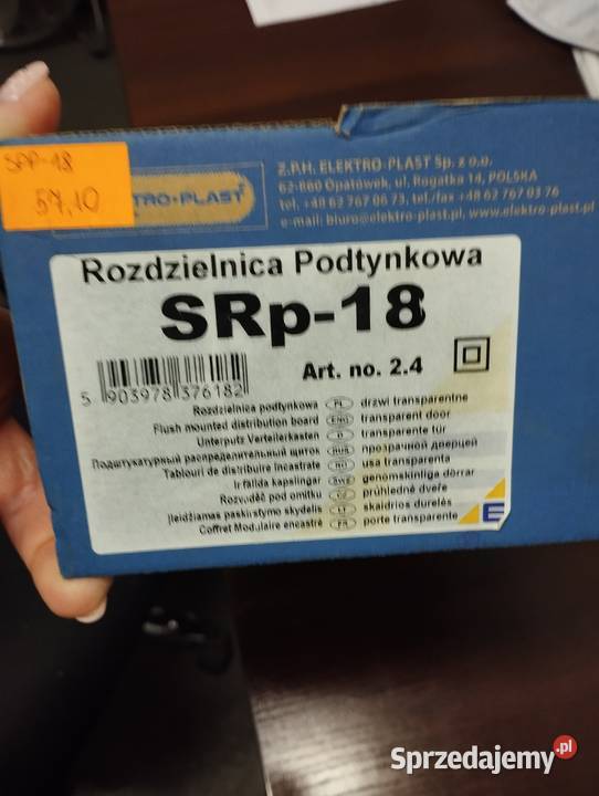 Rozdzielnica podtynkowa ElektroPlast Puszki elektryczne Katowice