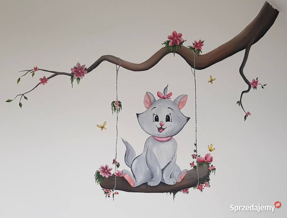 Malowanie ścian przedszkoleżłobek pokój małopolskie Kraków