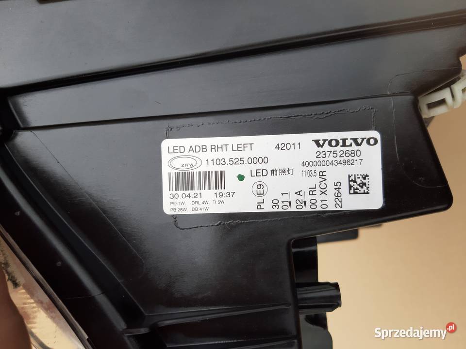 VOLVO FH5 REFLEKTOR LEWY FULL LED LAMPA LEWA