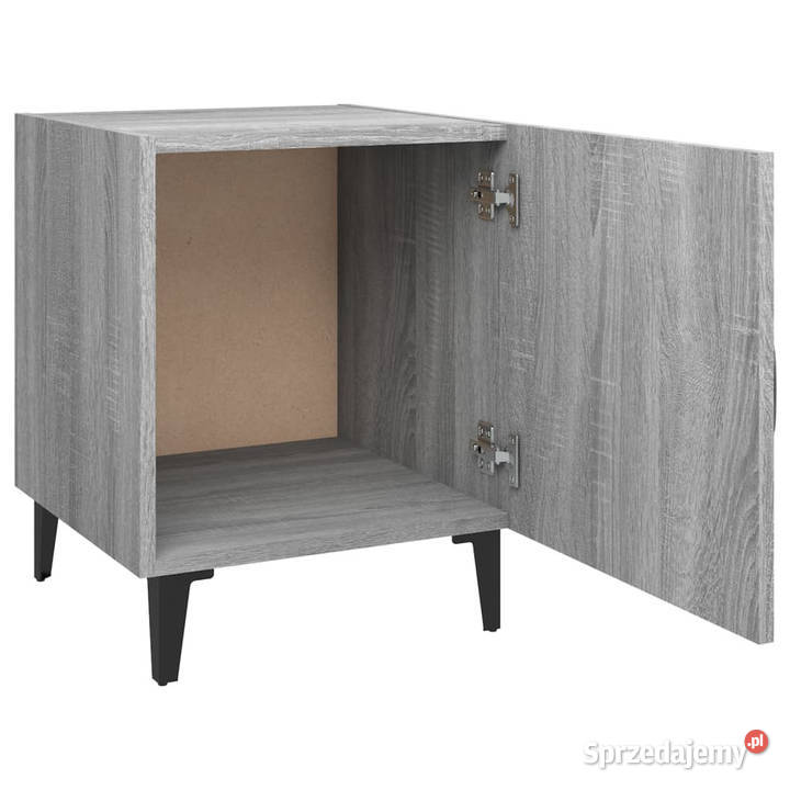 Szafki nocne 2 szary dąb sonoma materiał Warszawa sprzedam