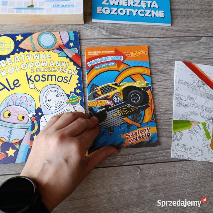 zestaw kolorowanek łamigłówek Poznań