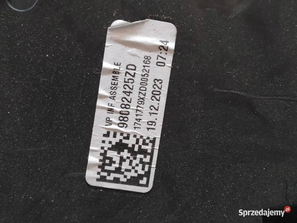 SCHOWEK PRAWY PASAŻERA 98082425ZD Citroen Jumpy