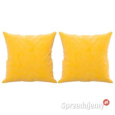 vidaXL Poduszki ozdobne 2 żółty 40x40 mazowieckie sprzedam