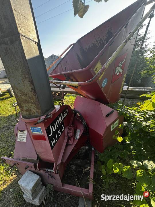 Rębak do drewna Junkkari HJ 5G Leśnictwo śląskie Koniecpol